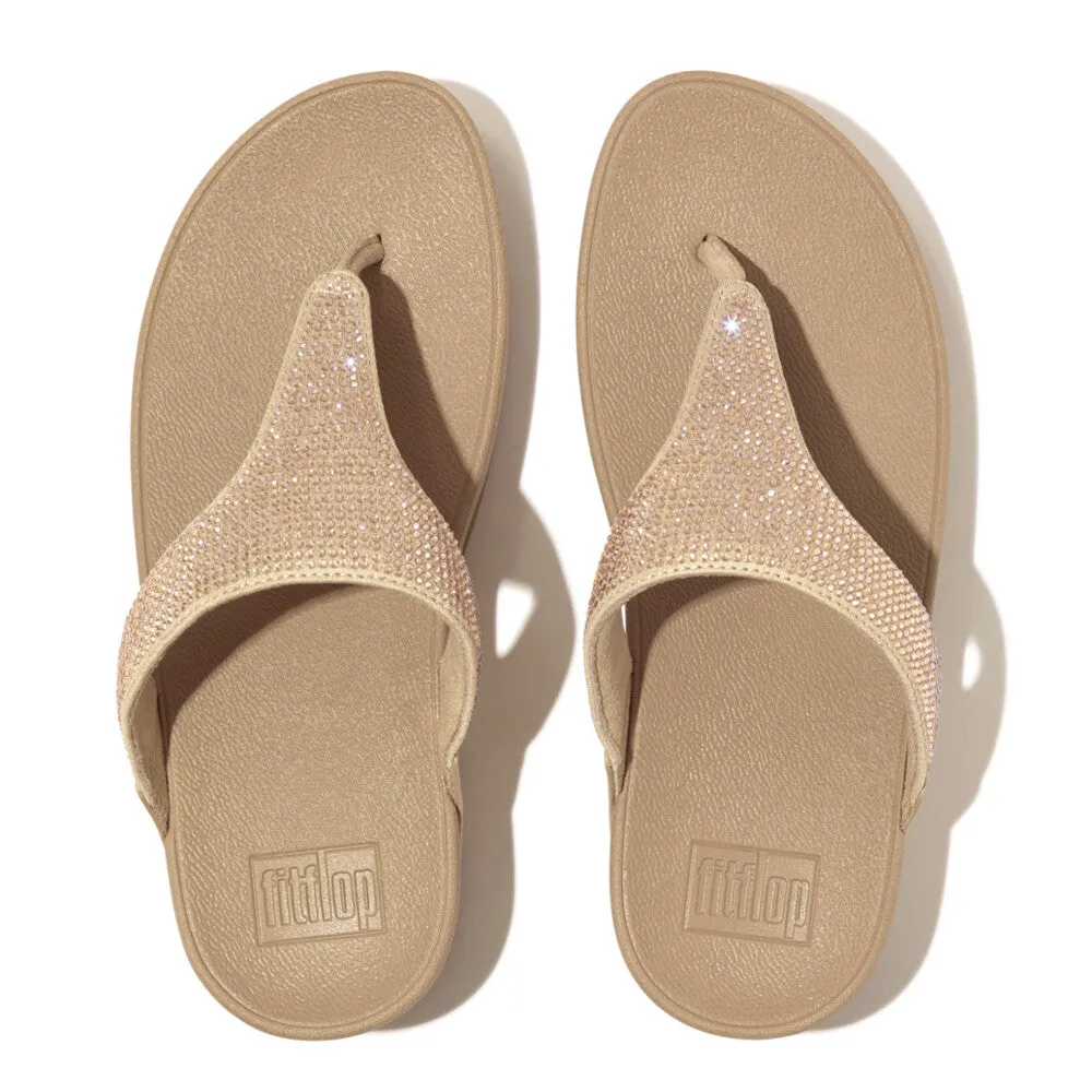 รองเท้าแตะแบบหูหนีบ ผู้หญิง รุ่น LULU CRYSTAL TOE-POST SANDALS